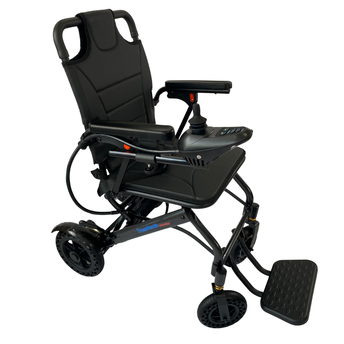 [2026 Model] TrueNorth TN03 Lightweight Electric Wheelchair for Adults, Only 33 lbs, Foldable, Stylish, Compact Motorized Intelligent Portable Power, Airline Approved