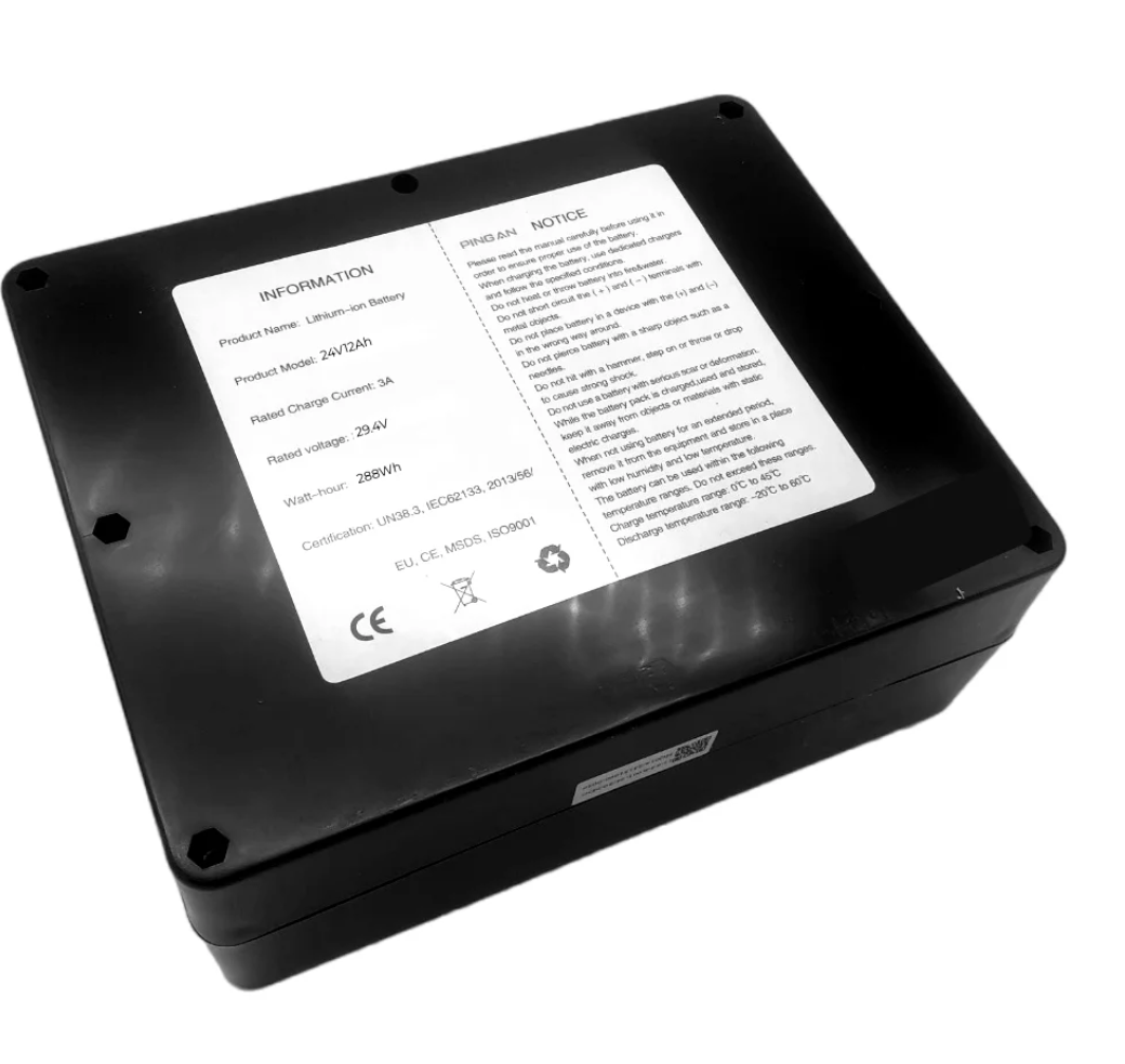 24 Volt 12 AH Battery- Airline Approved