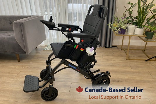 [2026 Model] TrueNorth TN03 Lightweight Electric Wheelchair for Adults, Only 33 lbs, Foldable, Stylish, Compact Motorized Intelligent Portable Power, Airline Approved